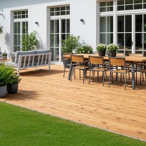 Доска террасная лиственница гладкая 34*140*2000, сорт Э (0,28м2)