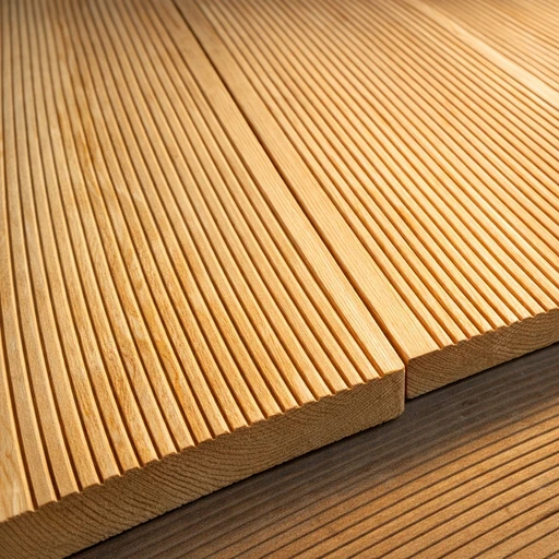 Доска террасная лиственница вельвет 34*190*2000, сорт Оптима (0,38м2)