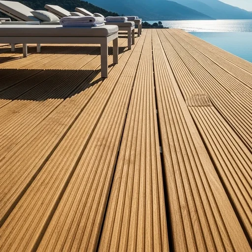 Доска террасная лиственница вельвет 45*190*2000, сорт А (0,38м2)