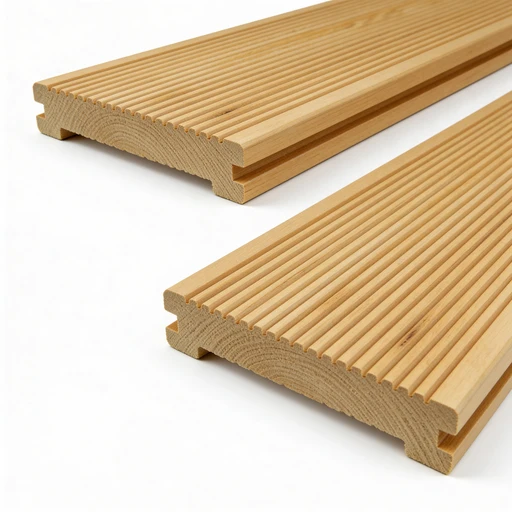 Доска террасная лиственница вельвет 45*190*3000, сорт Прима (0,57м2)